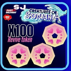 100x Revive Tokens – Creatures of Sonaria (COS) – FAST DELIVERY! ⚡️ Online 🟢