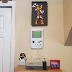 Gameboy neon LED sign w dimmer switch wall or easel display retro game room gift