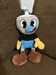 Cuphead ~ Blue Mugman Fiesta Plush 2020 ~ New Without Tags