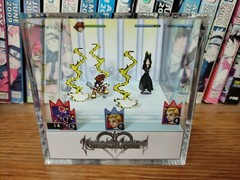 Kingdom Hearts Sora Larxene Handmade Diorama – Retro Gaming Cube – Fanart