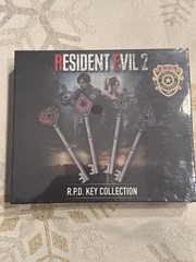 Resident Evil 2 Remake Biozahard Racoon RPD Set Key Collection 4 Limited No. 177