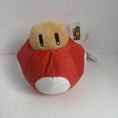 Nintendo Super Mario Brothers Power up Mushroom Head, 5 inch Plush Stuffed New