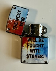 FALLOUT SHELTER FLIP LIGHTER (Vault-Tec) In Tin Case (Brilliant Color)