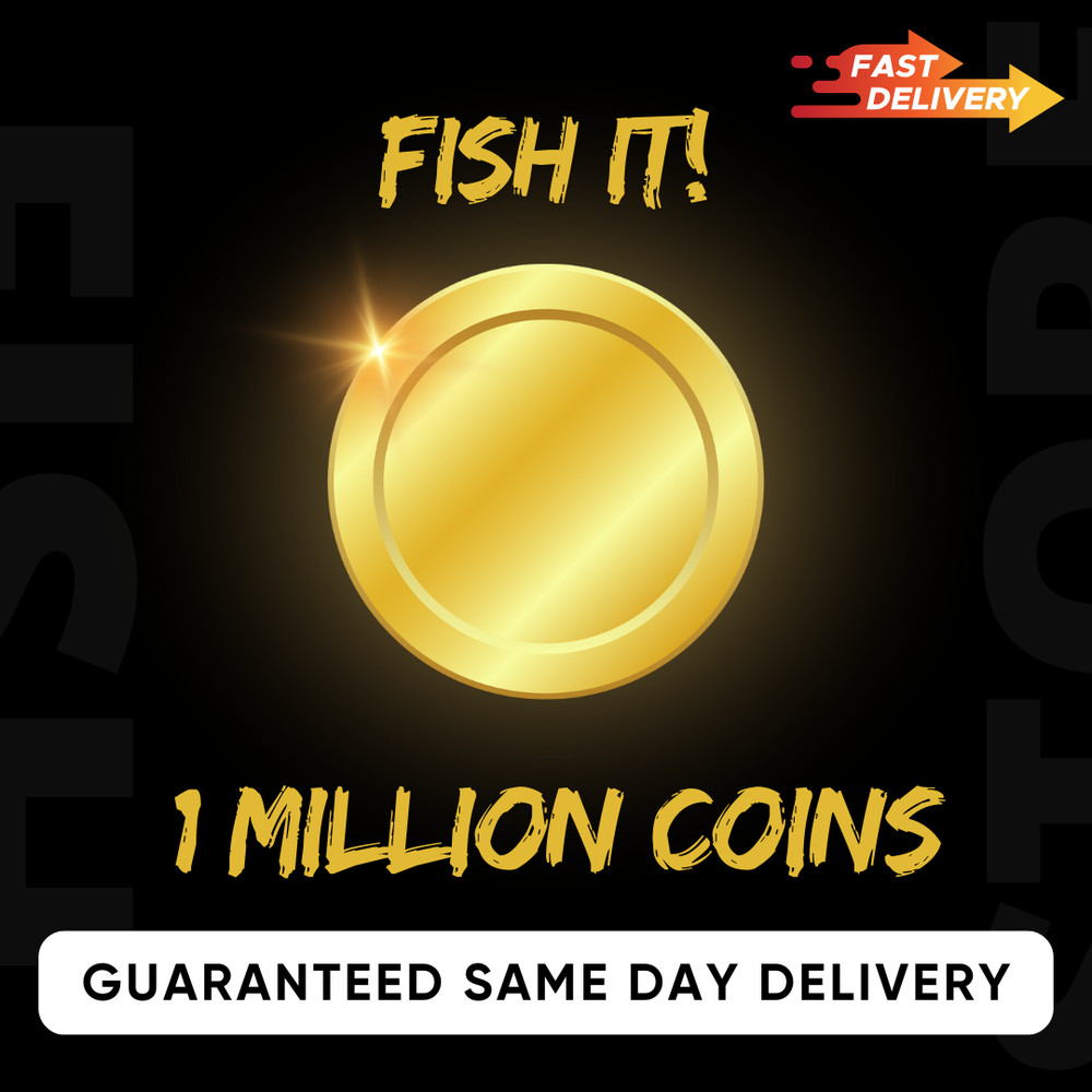 Roblox Fish It! 1 Million Coins | Delivered Through Mythic Fish