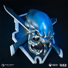 Halo Legendary Icon Wall Mount – Spartan Sized Exclusive