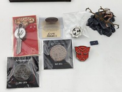 Video Game Collectables Mixed Bundle Lot Pins Key Rings Nerd Block Loot Gaming