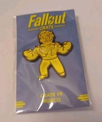 ROBCO Pin Badge – Fallout Loot Crate #5 Gaming New SEALED Merchandise Geek Black