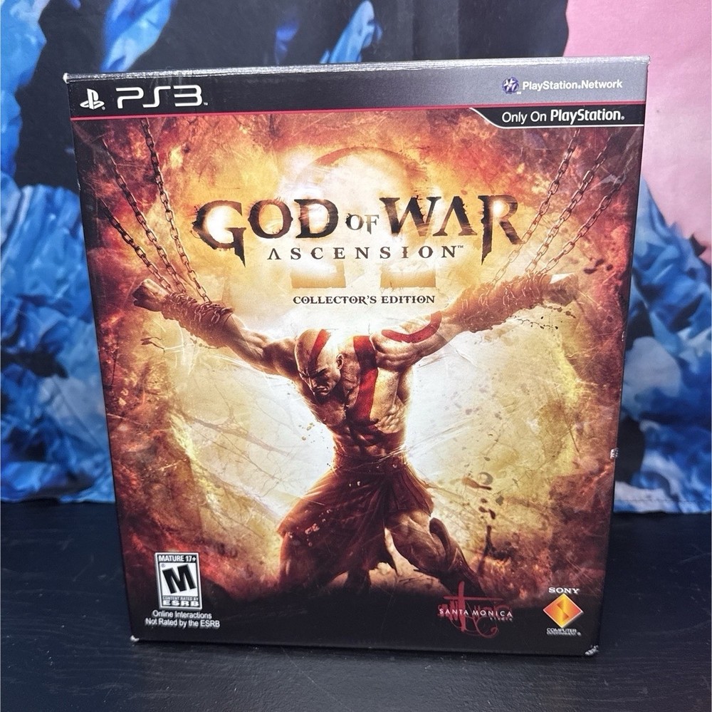 Sony God of War Ascension Collector’s Edition PS3 Kratos Statue in Original Box