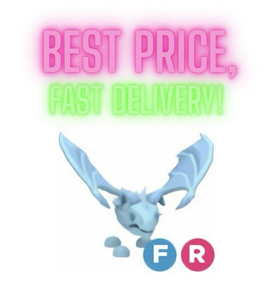FR Frost Dragon Adopt Me Roblox Adoptable Virtual Pet! Fast, CHEAP!🔥