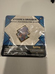 Pokémon Kyogre & Groudon Legendary Pin Promo Item
