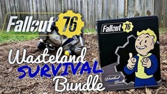 Bethesda 2018 Fallout 76 Wasteland Survival Bundle Vault Boy Pip-Boy DAMAGED BOX