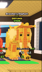 Gold strawberry elephant Steal A Brainrot