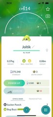 Shiny Joltik – TRADE 20kStardust – Read Description
