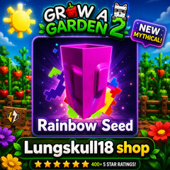🪙 10 – 250 Rainbow Seeds 🌱 Grow🪴A Garden 2 🌳 (Super Fast Delivery🚀!)