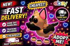 German Shepherd / All Variations! FR, NFR, MFR, Neon, Mega – Adopt From Me
