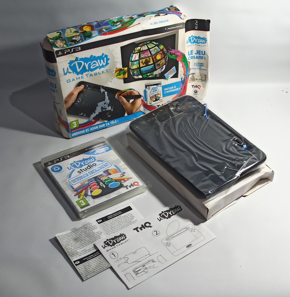 SONY PLAYSTATION 3 PS3 PAL EUROPE UDRAW STUDIO VIDEO GAME WITH TABLET SET
