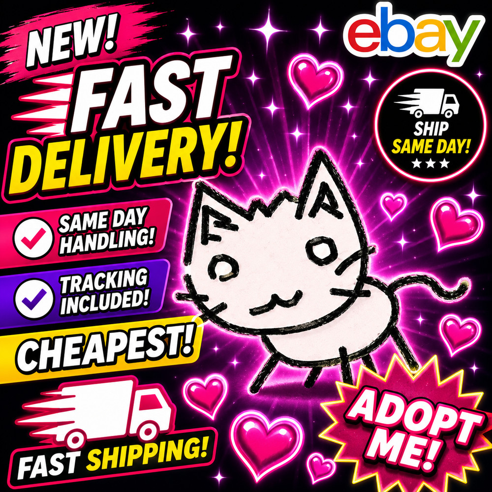 2D Kitty / All Variations! FR, NFR, MFR, Neon, Mega – Adopt From Me