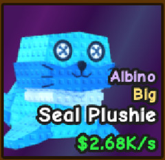 Seal plushie 2.68k/s Catch and tame