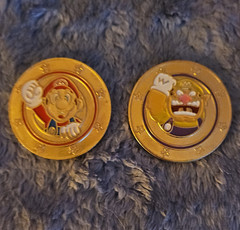 Super Mario WonderBall Gold Coins lot of 6