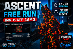 Ascent Free Run Innovate Universal Camo FAST Black Ops 7 BO7 Multiplayer