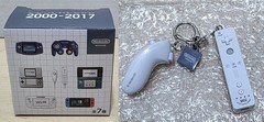 Kyoto Nintendo Museum Japan Exclusive Wii Remote Nun Chuk Controller Keychain