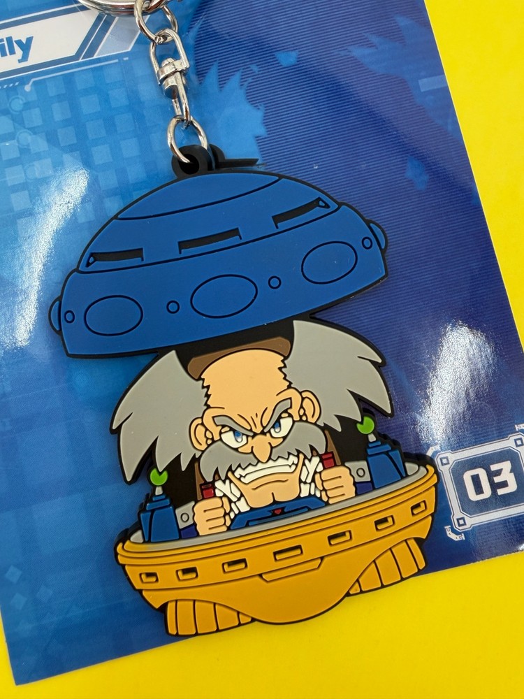 Mega Man Dr. Wily Rare Keychain Eighty Sixed, CAPCOM, Nintendo XBOX