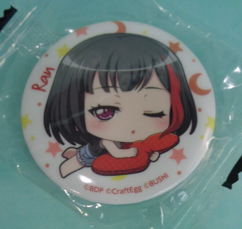Ran Mitake Sleeping Can Badge Pin Badge Bushiroad Afterglow Bandori BanG Dream
