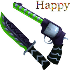 RIPPER LEGENDARY SET💚🖤💚FAST DELIVERY!!!!💚🖤💚MM2 ROBLOX COLLECTIBLES