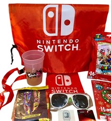 Nintendo Switch Promo Swag Bags: 20 Items Sunglasses Keychains Puzzles & More