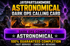 Astronomical NEW Dark Ops Calling Card Cursed Easter Egg Carry BO7 Zombies FAST