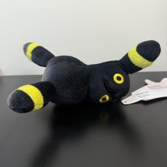 Pokemon Center Umbreon Poke Doll Plush 2010 Eevee Evolution w Tag Chibi Sun DMG