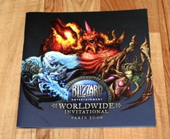 2008 Paris Blizzard Worldwide Invitational Artbook Booklet Diablo Starcraft WOW