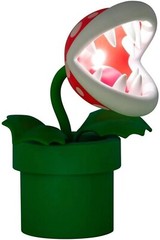 Nintendo Super Mario Bros Mini Piranha Plant Posable Lamp Night Light Décor NEW