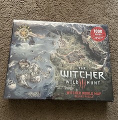 DARK HORSE JUL180514 The Witcher 3: Wild Hunt World Map Deluxe Puzzle – 1000…