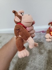 Donkey Kong DK and Diddy Plush Vintage Nintendo Stuffed Animals Beanbags BD&A