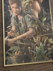THE LAST OF US PART II Lithograph Signed Ashley Johnson & Laura Bailey JSA COA