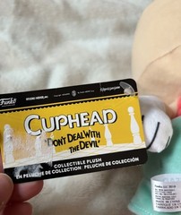 Funko Cuphead Cuppet Plushie NWT Video Game Stuffed Animal Toy Collectible 10”