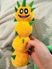 Nintendo Super Mario Bros. Pokey the Cactus Plush 9.5” in Green Pipe SEE WEAR