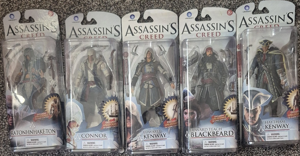 McFarlane Toys Assassin’s Creed Series 1 Action Figures Set Exclusive Content