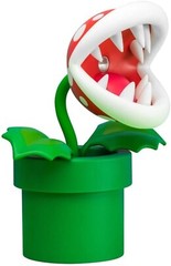 Nintendo Super Mario Bros Mini Piranha Plant Posable Lamp Night Light Décor NEW