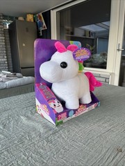Adopt Me Neon Unicorn Plush 30cm NEW + Unused Rare Toy Code | Rainbow Maker