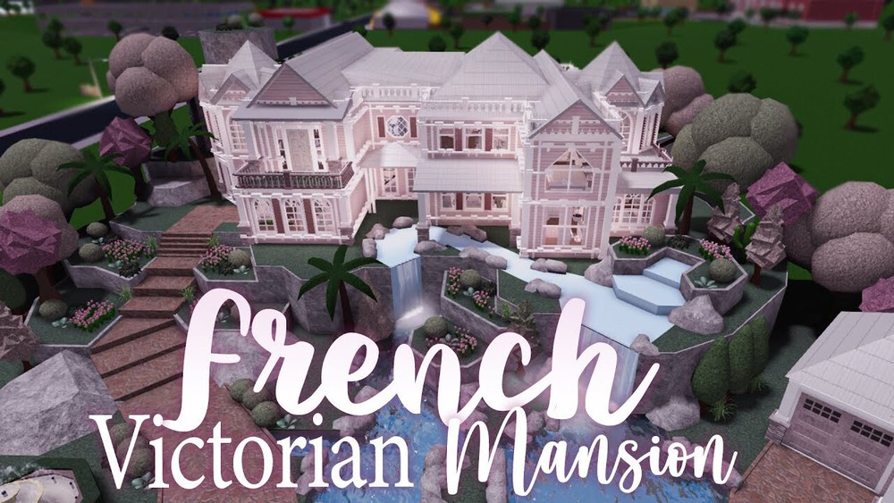 FRENCH VICTORIAN MANSION ROBLOX BLOXBURG!FAST DETAILED BUILDER FOR CHEAP PRICE