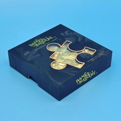 Banjo-Kazooie Jiggy Jigsaw Piece 24k Gold-Plated Figure + Stand Official Rare