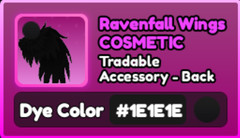 World Zero WZ – 5 PACK – RAVENFALL WINGS