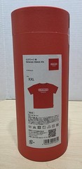 Set of Both Nintendo Tokyo & Osaka Nintendo Store Red XXL 2XL T-Shirt Tubes Only