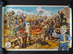 ONLY 400 MADE Fallout 25th Anniversary Lithograph Art Print Poster tv show 4 76