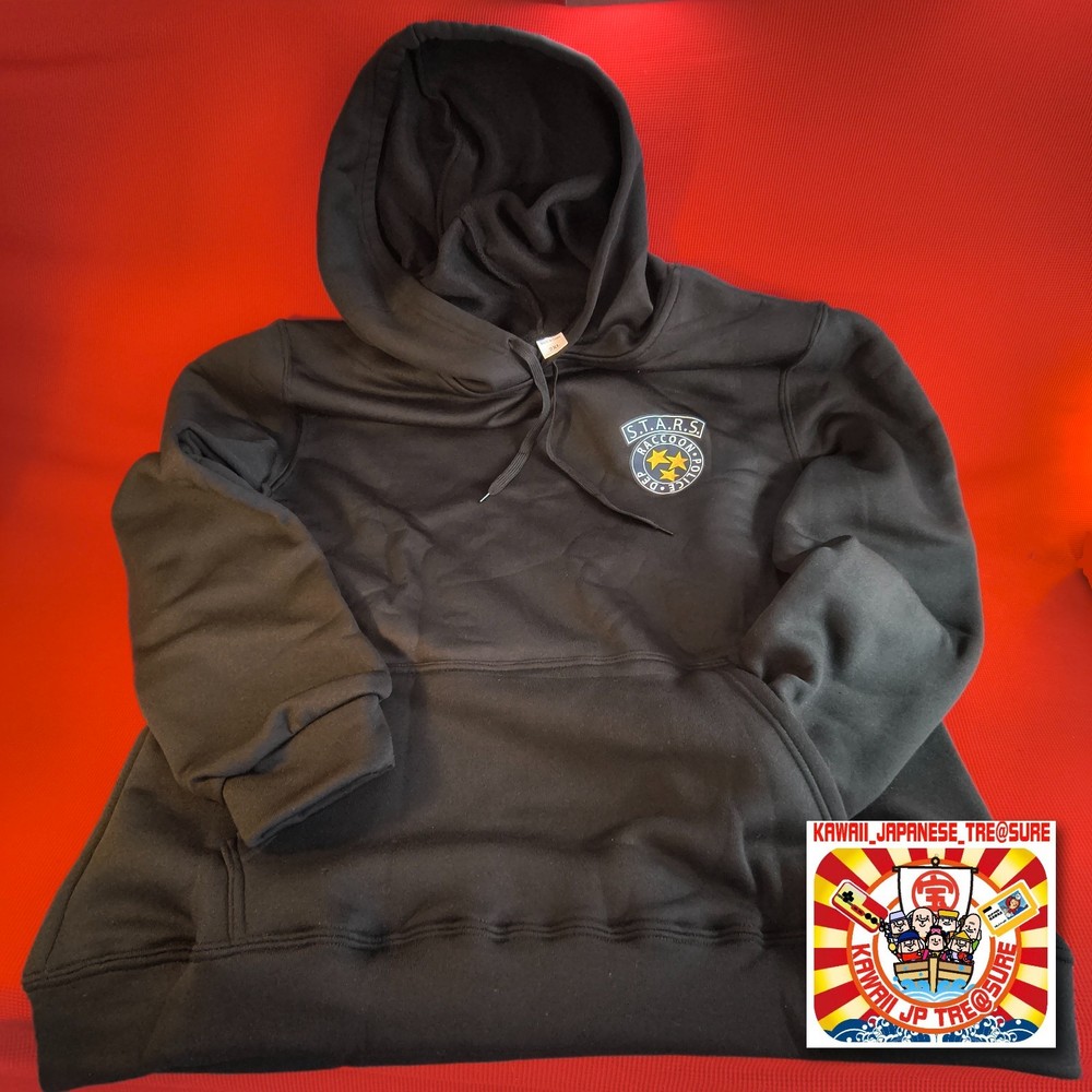 Resident Evil STARS Hoodie Raccoon Police Pullover Y2K Biohazard XXL US44 Japan
