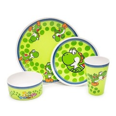 ~ Super Mario Yoshi 4-Piece Dinner Set ~