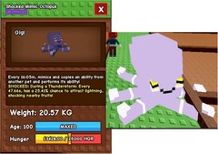 Shocked Mimic Octopus 20.57kg Age 100 ‼️🌱🪴Grow A Garden🌿⚡CHEAPEST ‼️