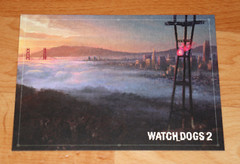 Watch Dogs 2 Ubisoft PS4 Xbox One Card Set / Artwork / Art card / Envelope